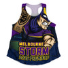 Melbourne Storm Women Racerback Singlet Unleash Power In The Ultimate Battle