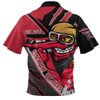 Essendon Zip Polo Shirt Battlefield Glory Gear