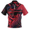 Melbourne Zip Polo Shirt Battlefield Glory Gear