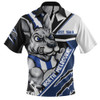 North Melbourne Zip Polo Shirt Battlefield Glory Gear