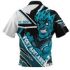 Port Adelaide Zip Polo Shirt Battlefield Glory Gear Port Adelaide Zip Polo Shirt Battlefield Glory Gear