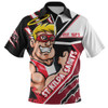 St Kilda Zip Polo Shirt Battlefield Glory Gear