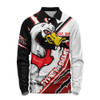 Sydney Swans Long Sleeve Polo Shirt Battlefield Glory Gear