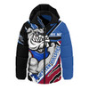 Western Bulldogs Hooded Padded Jacket Battlefield Glory Gear