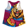 Brisbane Lions Women Racerback Singlet Defend The Pride
