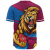 Brisbane Lions Baseball Shirt Defend The Pride Brisbane Lions Baseball Shirt Defend The Pride