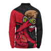 Essendon Long Sleeve Polo Shirt Defend The Pride