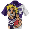 Fremantle Zip Polo Shirt Defend The Pride