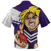 Fremantle Zip Polo Shirt Defend The Pride