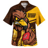 Hawthorn Hawaiian Shirt Defend The Pride