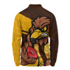 Hawthorn Long Sleeve Polo Shirt Defend The Pride