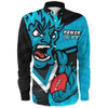 Port Adelaide Long Sleeve Shirt Defend The Pride