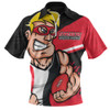 St Kilda Zip Polo Shirt Defend The Pride