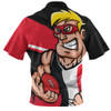 St Kilda Zip Polo Shirt Defend The Pride