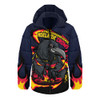 Adelaide Crows Hooded Padded Jacket Premiership Series Flame Edition Adelaide Crows Hooded Padded Jacket Premiership Series Flame Edition