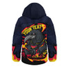 Adelaide Crows Hooded Padded Jacket Premiership Series Flame Edition Adelaide Crows Hooded Padded Jacket Premiership Series Flame Edition