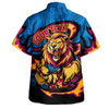 Brisbane Lions Hawaiian Shirt Premiership Series Flame Edition