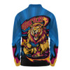 Brisbane Lions Long Sleeve Polo Shirt Premiership Series Flame Edition Brisbane Lions Long Sleeve Polo Shirt Premiership Series Flame Edition