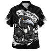 Collingwood Hawaiian Shirt Premiership Series Flame Edition