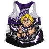 Fremantle Women Racerback Singlet Premiership Series Flame Edition