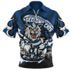 Geelong Cats Zip Polo Shirt Premiership Series Flame Edition