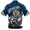 Geelong Cats Zip Polo Shirt Premiership Series Flame Edition
