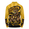 Hawthorn Long Sleeve Polo Shirt Premiership Series Flame Edition