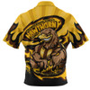 Hawthorn Zip Polo Shirt Premiership Series Flame Edition