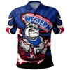 Western Bulldogs Polo Shirt Premiership Series Flame Edition
