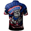 Western Bulldogs Polo Shirt Premiership Series Flame Edition