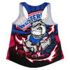 Western Bulldogs Women Racerback Singlet Premiership Series Flame Edition