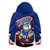 Western Bulldogs Hooded Padded Jacket Premiership Series Flame Edition