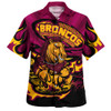 Brisbane Broncos Hawaiian Shirt Premiership Series Sports Gear