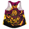 Brisbane Broncos Women Racerback Singlet Premiership Series Sports Gear
