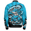 Cronulla-Sutherland Sharks Bomber Jacket Premiership Series Sports Gear