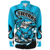 Cronulla-Sutherland Sharks Long Sleeve Shirt Premiership Series Sports Gear