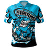 Cronulla-Sutherland Sharks Polo Shirt Premiership Series Sports Gear