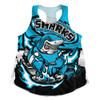 Cronulla-Sutherland Sharks Women Racerback Singlet Premiership Series Sports Gear