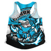 Cronulla-Sutherland Sharks Women Racerback Singlet Premiership Series Sports Gear