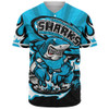 Cronulla-Sutherland Sharks Baseball Shirt Premiership Series Sports Gear Cronulla-Sutherland Sharks Baseball Shirt Premiership Series Sports Gear