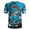 Cronulla-Sutherland Sharks Rugby Jersey Premiership Series Sports Gear Cronulla-Sutherland Sharks Rugby Jersey Premiership Series Sports Gear