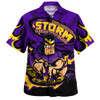 Melbourne Storm Hawaiian Shirt Premiership Series Sports Gear