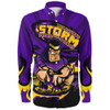 Melbourne Storm Long Sleeve Shirt Premiership Series Sports Gear