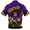 Melbourne Storm Zip Polo Shirt Premiership Series Sports Gear