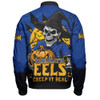 Parramatta Eels Bomber Jacket Dark Moon Rugby Halloween Battle Edition Parramatta Eels Bomber Jacket Dark Moon Rugby Halloween Battle Edition