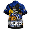 Canterbury-Bankstown Bulldogs Hawaiian Shirt Dark Moon Rugby Halloween Battle Edition