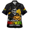 Penrith Panthers Hawaiian Shirt Dark Moon Rugby Halloween Battle Edition