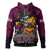 Manly Warringah Sea Eagles Hoodie Dark Moon Rugby Halloween Battle Edition