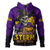 Melbourne Storm Hoodie Dark Moon Rugby Halloween Battle Edition