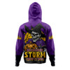 Melbourne Storm Hoodie Dark Moon Rugby Halloween Battle Edition